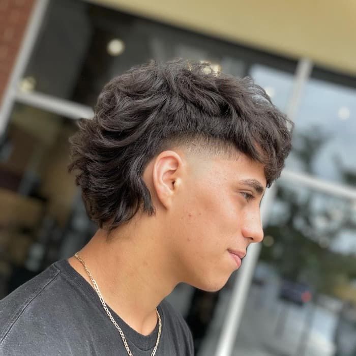 Styling a Low Fade Mullet